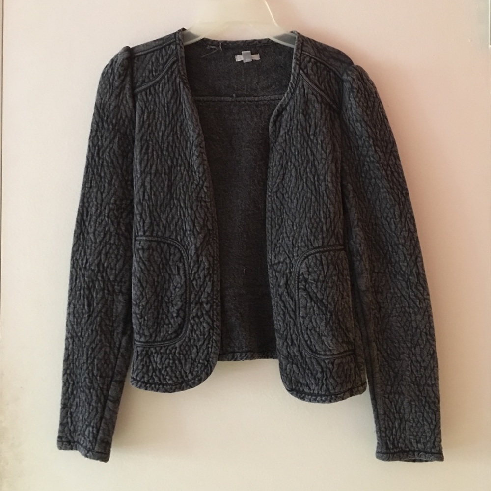 Chic Faded Black Jacket